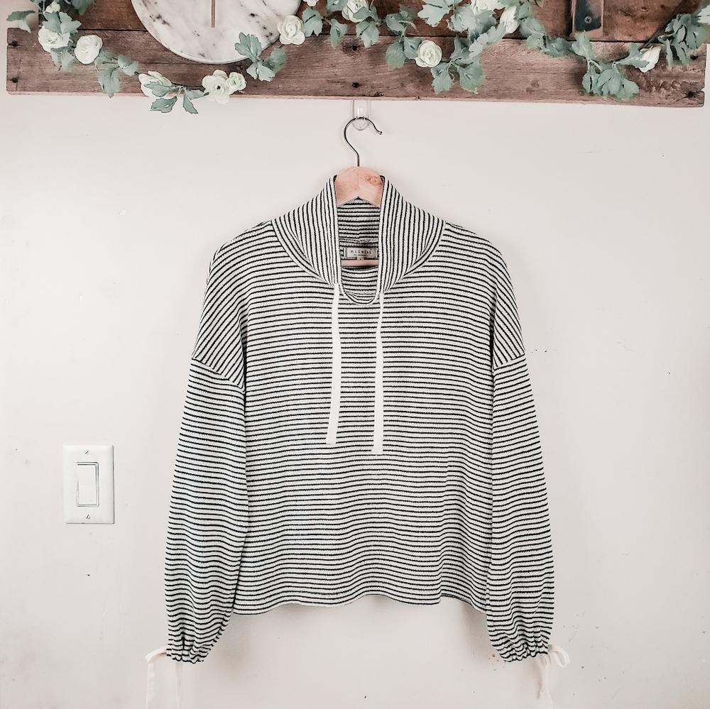 Madewell Mile(s) Funnel neck stripes M